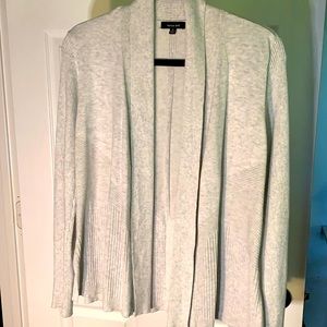 Grey soft sweater cardigan